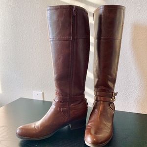 (SOLD) Unisa Faux Leather Riding Boots